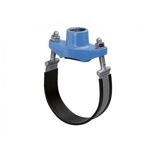 Універсальний врізний хомут різьбовий д200-2* Універсальний врізний хомут різьбовий д200-2*